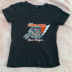 John Galt (Brandy Melville)motorcycle shirt